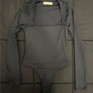 Women’s Square Neck Long Sleeve Bodysuit